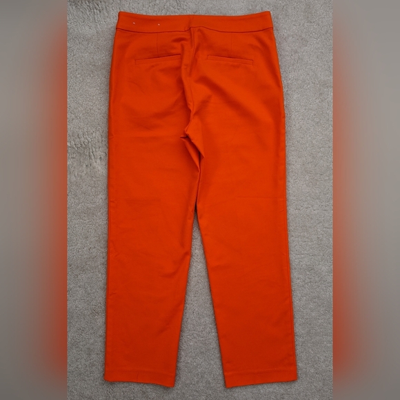 NWT LOFT slim pants orange 4 - Picture 2 of 8